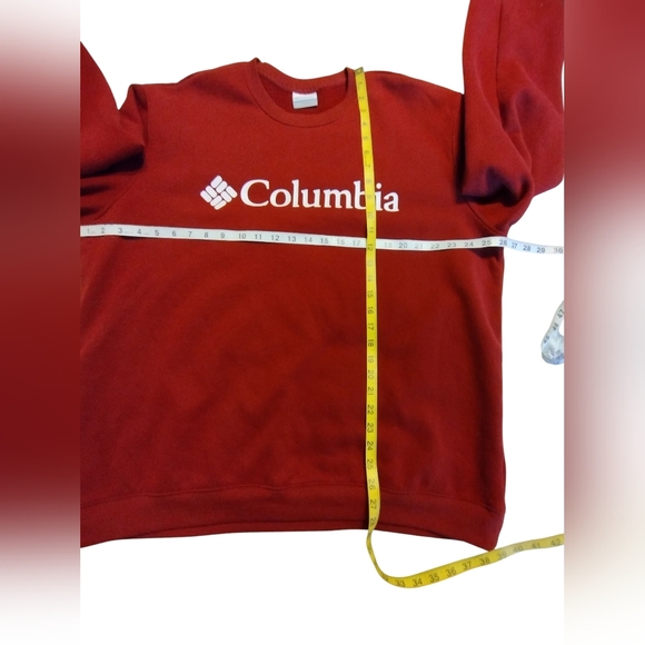 Like New! Sooooo SOFT Columbia Men's Maroon Pullover Sweatshirt XL - Picture 3 of 6